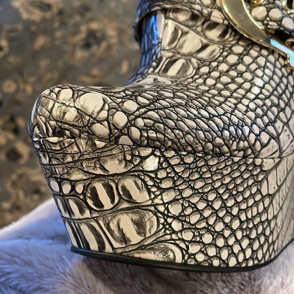 Christian Soriano platform snake booties - Picture 15 of 15